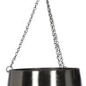 Deco Marché Black Metal Hanging Planter Large 7" - Planters Merchandise