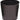 SNK Black Metal Planter Bucket 9.5" x 9" - Planters Merchandise