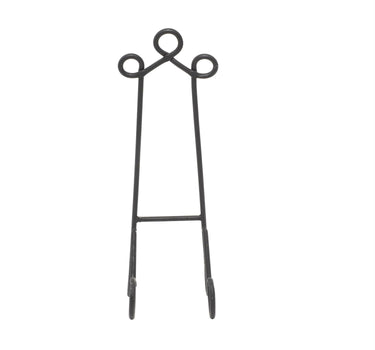Deco Marché Black Metal Scroll Easel 6" x 10" x 20" - Easels Merchandise