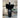 D Stevens Black Velvet Bottle Bow with Expandable Loop 6" - Wine Bottle Holders