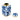 A&B Blue and White Porcelain Lidded Jar 5.5" x 10.5" - Decorative Jars Merchandise