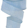 Blue Check Royal Burlap Ribbon 1.5" X 10Yd - Evergreen Home and Floral
