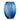 Diamond Star Blue Glass Leaf Vase 11.8"H - Vases Merchandise