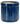 Melrose Blue Terracotta Container (3 Sizes) 5-7.5" - Vases Merchandise