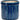 Melrose Blue Terracotta Container (3 Sizes) 5-7.5" - Vases Merchandise