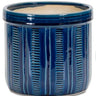 Melrose Blue Terracotta Container (3 Sizes) 5-7.5" - Vases Merchandise
