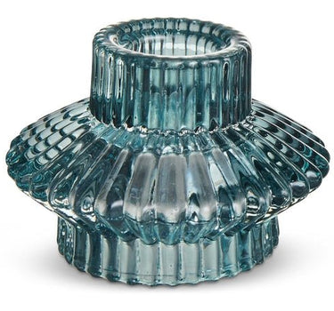 RAZ Blue Vintage Candle Holder (2 Sizes) 2-3" - Uncategorized Merchandise