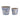 A&B Blue-White Ceramic Floral Motif Planter (2 Sizes) 5-7" - Planters Merchandise