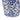 A&B Blue-White Ceramic Floral Motif Planter (2 Sizes) 5-7" - Planters Merchandise