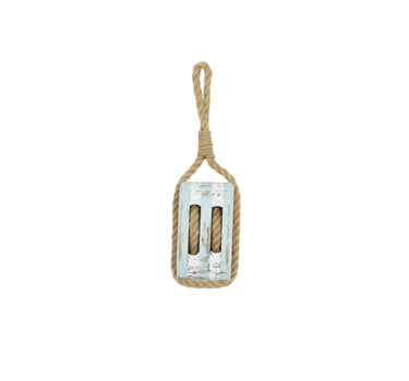 Deco Marché Blue Wood Rope Pulley 14"H x 5"W - Uncategorized Merchandise