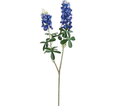 Allstate Bluebonnet Spray Blue 20" - Artificial Flowering Plants Silk