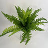 Le Fleur Boston Fern Bush 20" - Artificial Non-Flowering Plants Silk