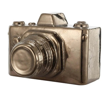 A&B Bronze Camera Figurine 6" x 5" x 4" - Figurines Merchandise