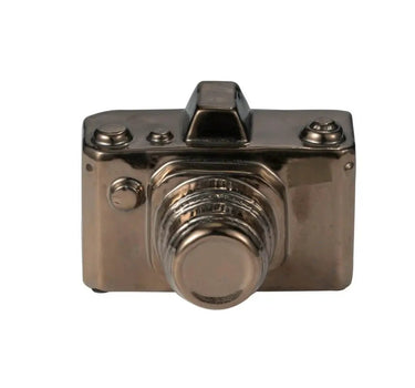 A&B Bronze Camera Figurine 6" x 5" x 4" - Figurines Merchandise