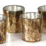 SNK Burnt Gold Mercury Votive Holder 2.5" - Candle Holders Merchandise
