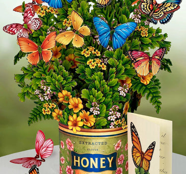 FreshCut Paper LLC Butterflies & Buttercups Pop-up Greeting Card - Greeting Cards Merchandise