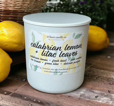STL Candle Co Calabrian Lemon & Lilac Candle - Candles Candles/Fragrance