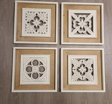 Light Garden Capistrano Wall Décor (4 Asst) 14" x 14" - Visual Artwork Art