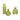 Accent Decor Carlotta Budvase Green (3 Sizes) 4"-6.25" - Vases Merchandise