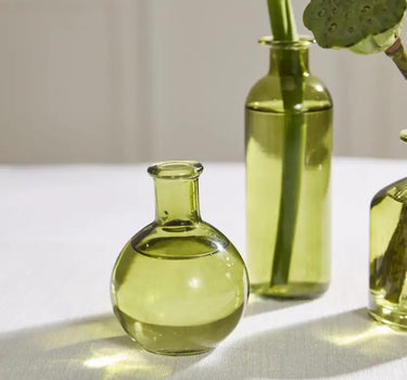 Accent Decor Carlotta Budvase Green (3 Sizes) 4"-6.25" - Vases Merchandise