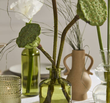 Accent Decor Carlotta Budvase Green (3 Sizes) 4"-6.25" - Vases Merchandise