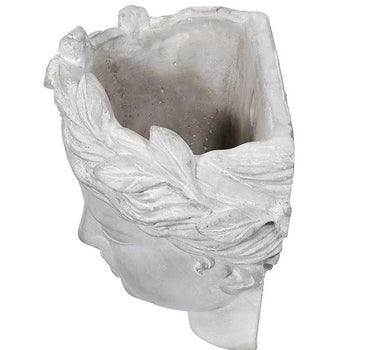 A&B Cement Woman Wall Vase 7" x 5.5" x 9" - Vases Merchandise