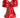 Allstate Ceramic Bow Vase Red 7" - Vases Merchandise