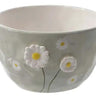 Special T Ceramic Raised Flower Bowl 6"D - Decorative Bowls Merchandise