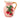 Napco Ceramic Strawberry/Flower Pitcher 8" x 7.25" - Vases Merchandise