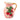 Napco Ceramic Strawberry/Flower Pitcher 8" x 7.25" - Vases Merchandise