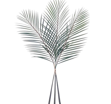 Allstate Palm Leaf Bundle X3 Green 40" - Artificial Flora Silk