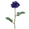 Allstate Rose Open Bud Blue 23" - Uncategorized Silk