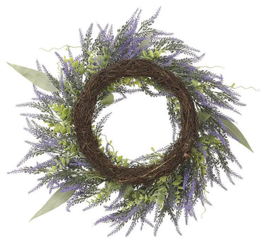 Lavender/Eucalyptus Wreath 24"