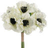 Allstate Anemone Bundle x6 White 12" - Uncategorized Silk