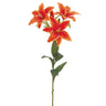 Allstate Day Lily Spray Orange 30" - Silk