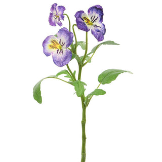Pansy Spray Purple 13.5"
