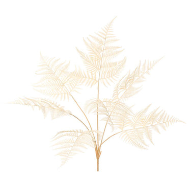 Allstate Fern Bush White 28" - Uncategorized Silk
