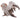 Fabric Brown-White Flying Owl 9.5"