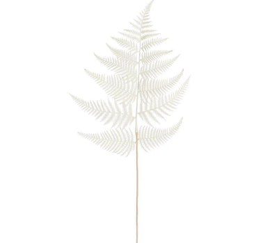 Allstate Fern Spray 32" White - Artificial Non-Flowering Plants Silk