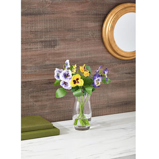 Pansy Spray Purple 13.5"