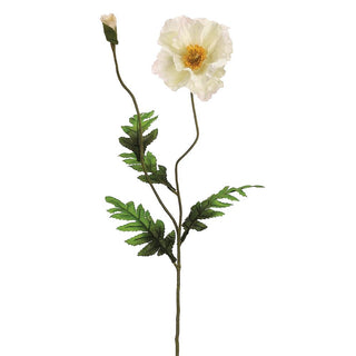 Poppy Spray Cream 28"