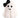 Fabric Ghost With Bow 7.5"