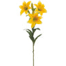 Allstate Day Lily Spray Yellow 30" - Silk