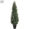 Allstate UV Cedar Topiary In Pot Grey-Green 60" - Artificial Trees Silk
