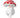 Fabric Mushroom Gnome Red/White 10.5"
