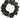 Magnolia Leaf Wreath Black 24"