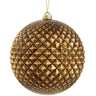 Allstate Antique Plastic Ball Ornament Bronze 8" - Holiday Ornaments Merchandise