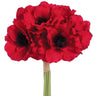 Allstate Anemone Bundle x6 12" Red - Uncategorized Silk