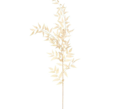 Allstate Italian Ruscus Leaf Spray Cream 49" - Uncategorized Silk