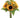 Allstate Sunflower Bouquet Yellow/Gold 17" - Artificial Flowering Plants Silk